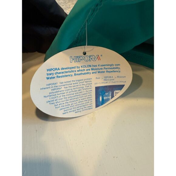 NWT Set of 2 Vintage 80s 90s Yupoong Hipora Kolon Waterproof Nylon Snapback Caps - Picture 5 of 9